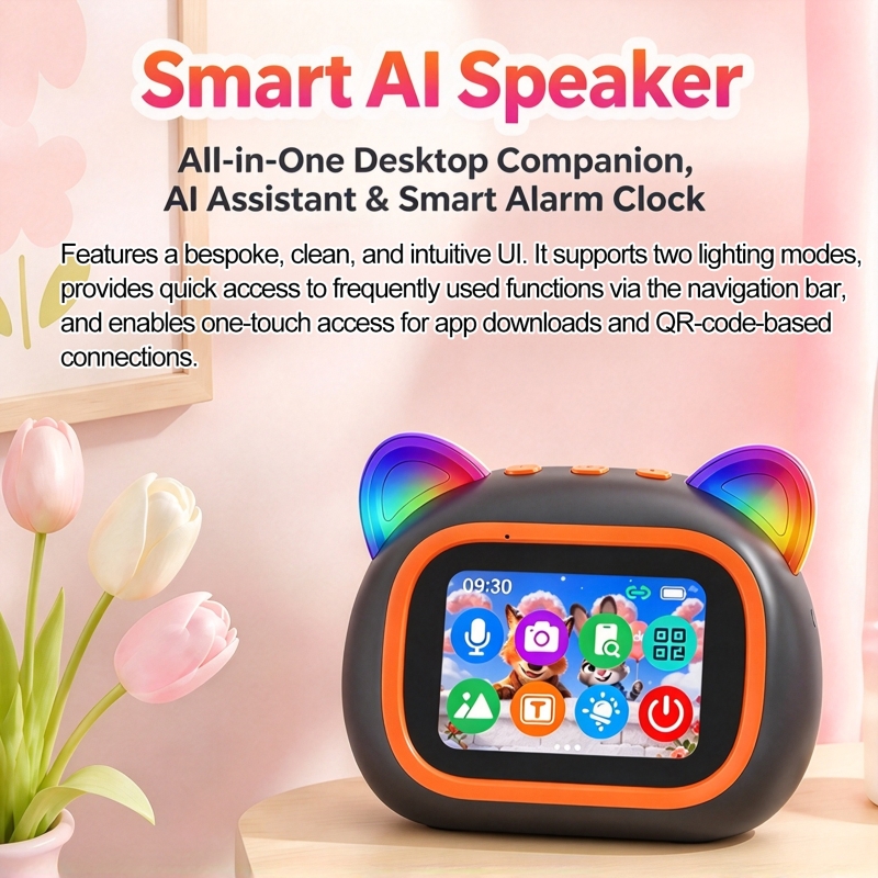 Full Range Speaker - AI Akıllı Hoparlör, 4.0 inç HD