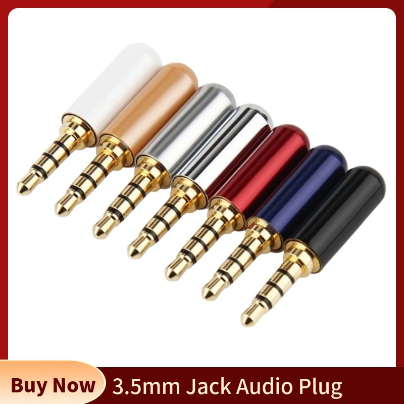 Audio Jumper Wire - 3.5MM 4 Kutuplu Kulaklık Konektörü 3.5