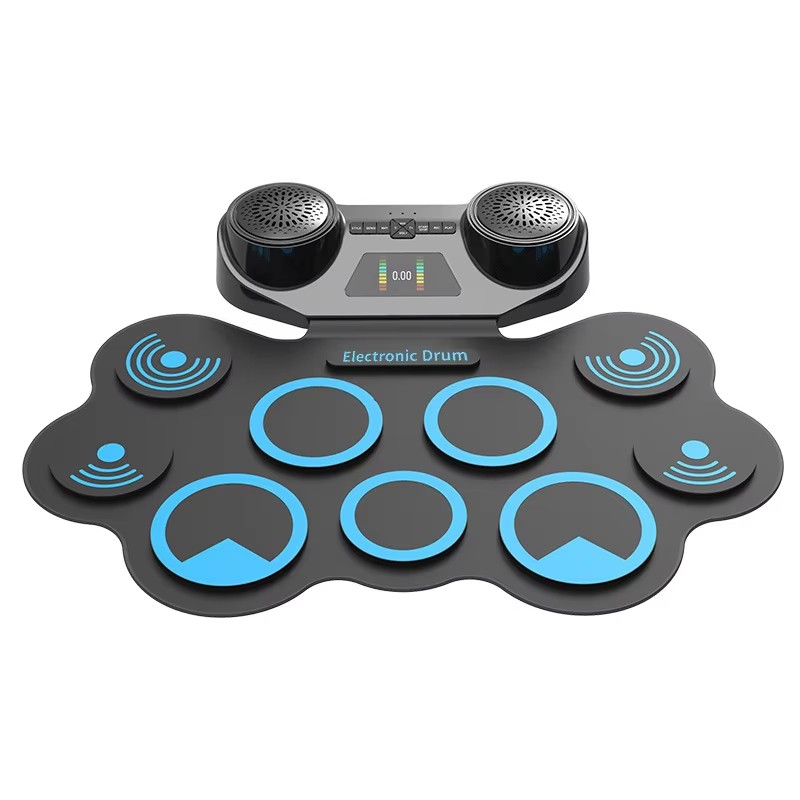 Speaker Kit - Silikon Kalınlaştırılmış Davul Rafı USB'li Pilli