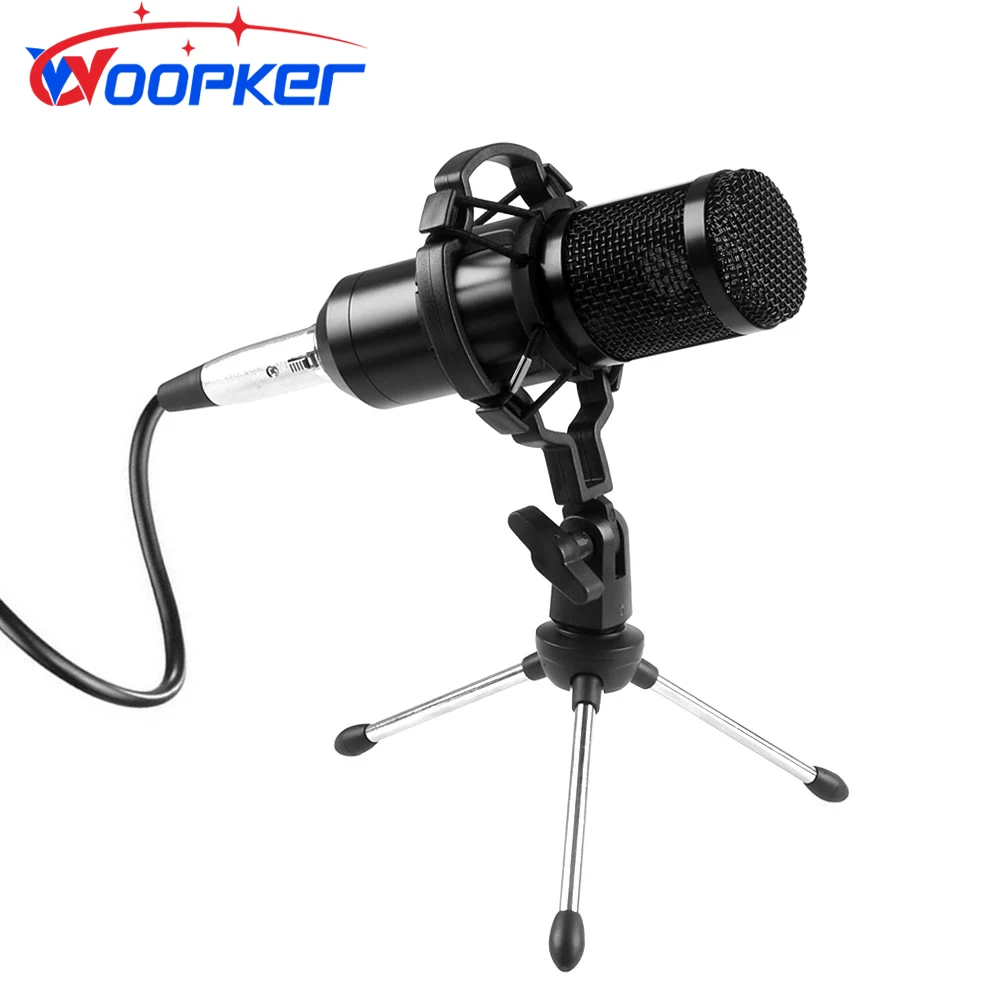 Condenser Microphone Kit - Woopker profesyonel kondenser mikrofon şok dağı