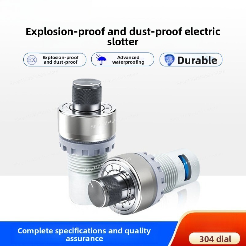 Potentiometer 10K - 8055S Patlamaya ve Toza Dayanıklı Potansiyometre,