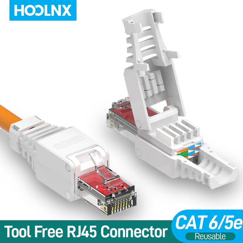 Rj45 Jack - Hoolnx aracı ücretsiz RJ45 konektörü, CAT6