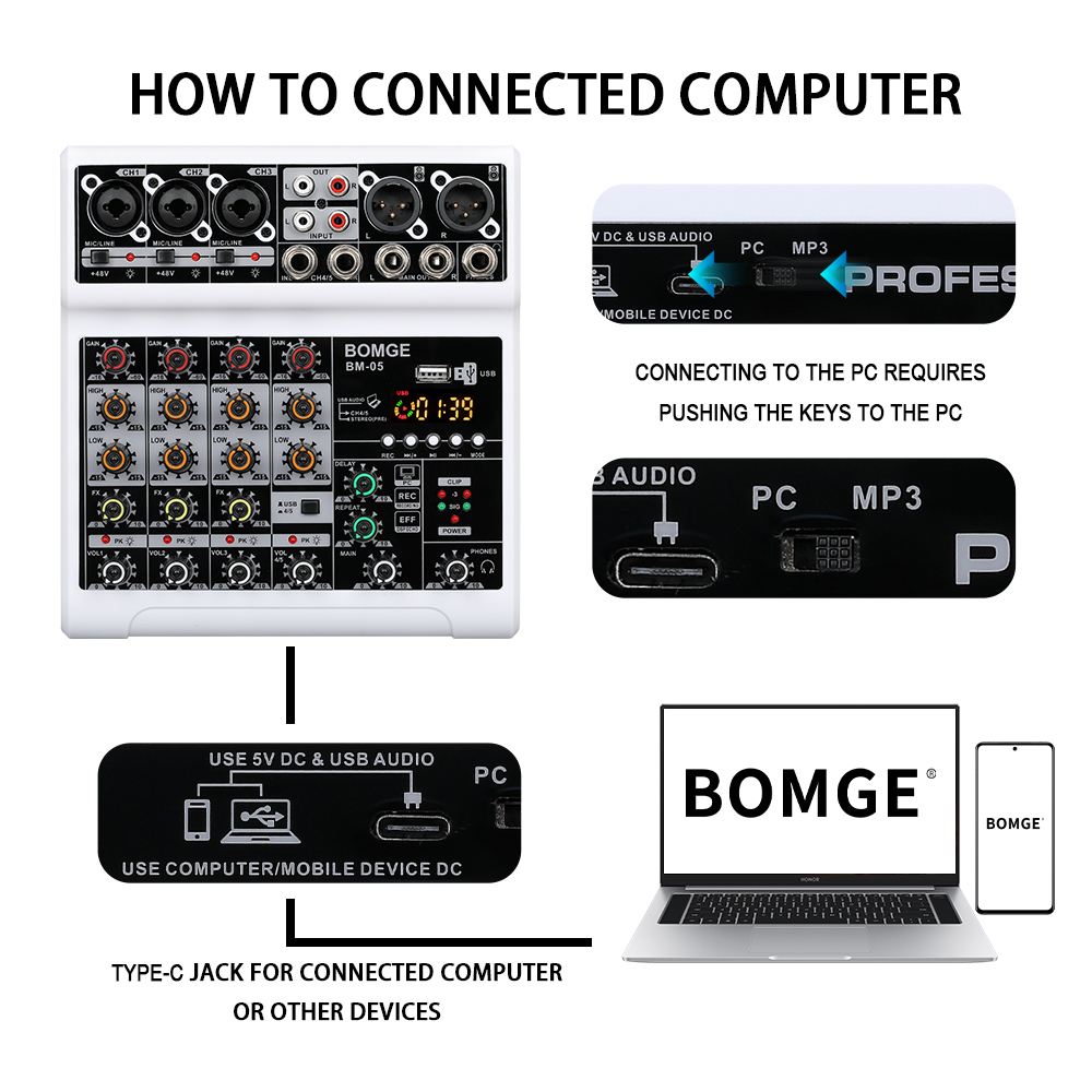 BOMGE 5 kanallı taşınabilir se - Usb Sound Card incelemesi ve fiyatı