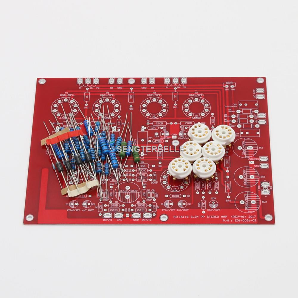 HiFi EL84 +ECF80 Stereo İtme-Ç - Audio Amplifier Board incelemesi ve fiyatı