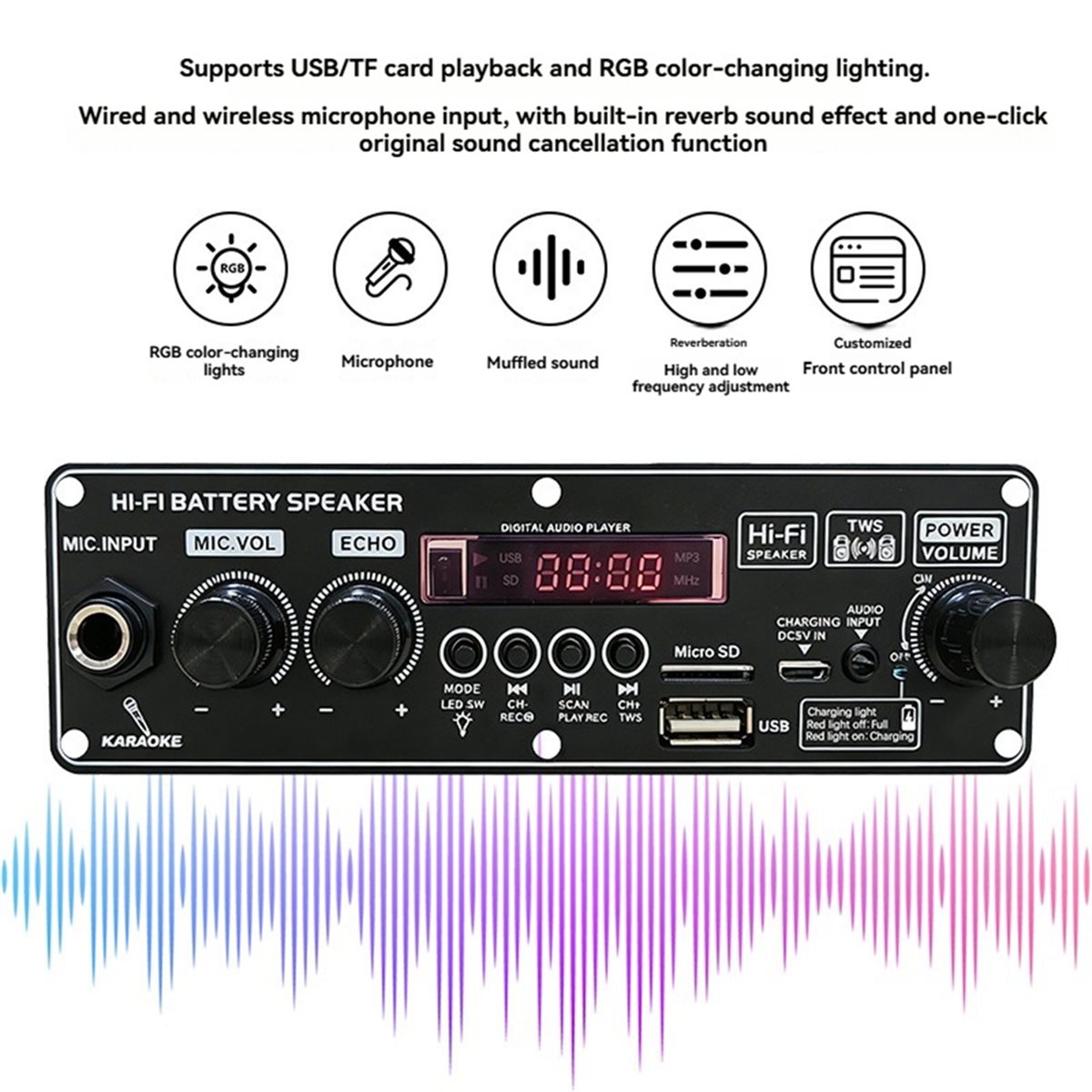 güncelleme. 2X10W 3.7V Amplifi - Diy Speaker incelemesi ve fiyatı