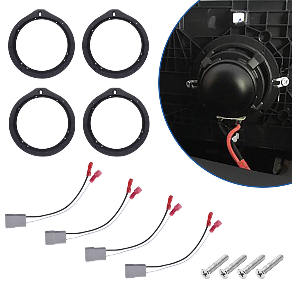 2 çift 6.5 inç Araba Kapı Hopa - Audio Jumper Wire incelemesi ve fiyatı