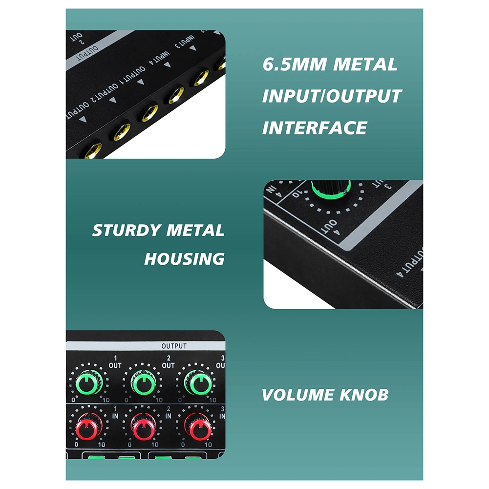 (MEOF] -LQ04 4 Kanallı Mikser  - Audio Interface incelemesi ve fiyatı