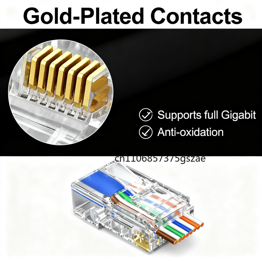 10/50/100 ADET CAT6 Delikli Kr - Rj45 Jack incelemesi ve fiyatı