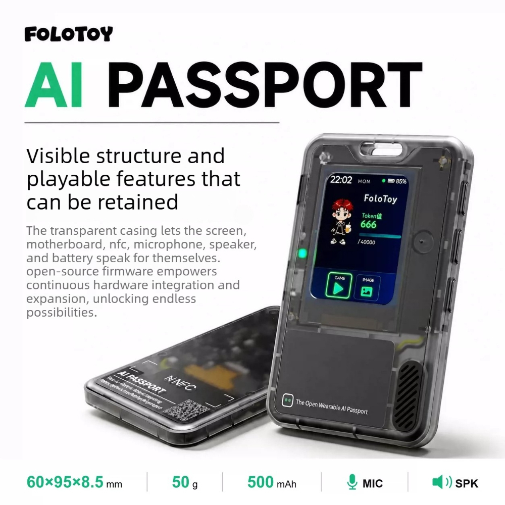 FoloToy AI PASSPORT Elektronik - Diy Speaker incelemesi ve fiyatı