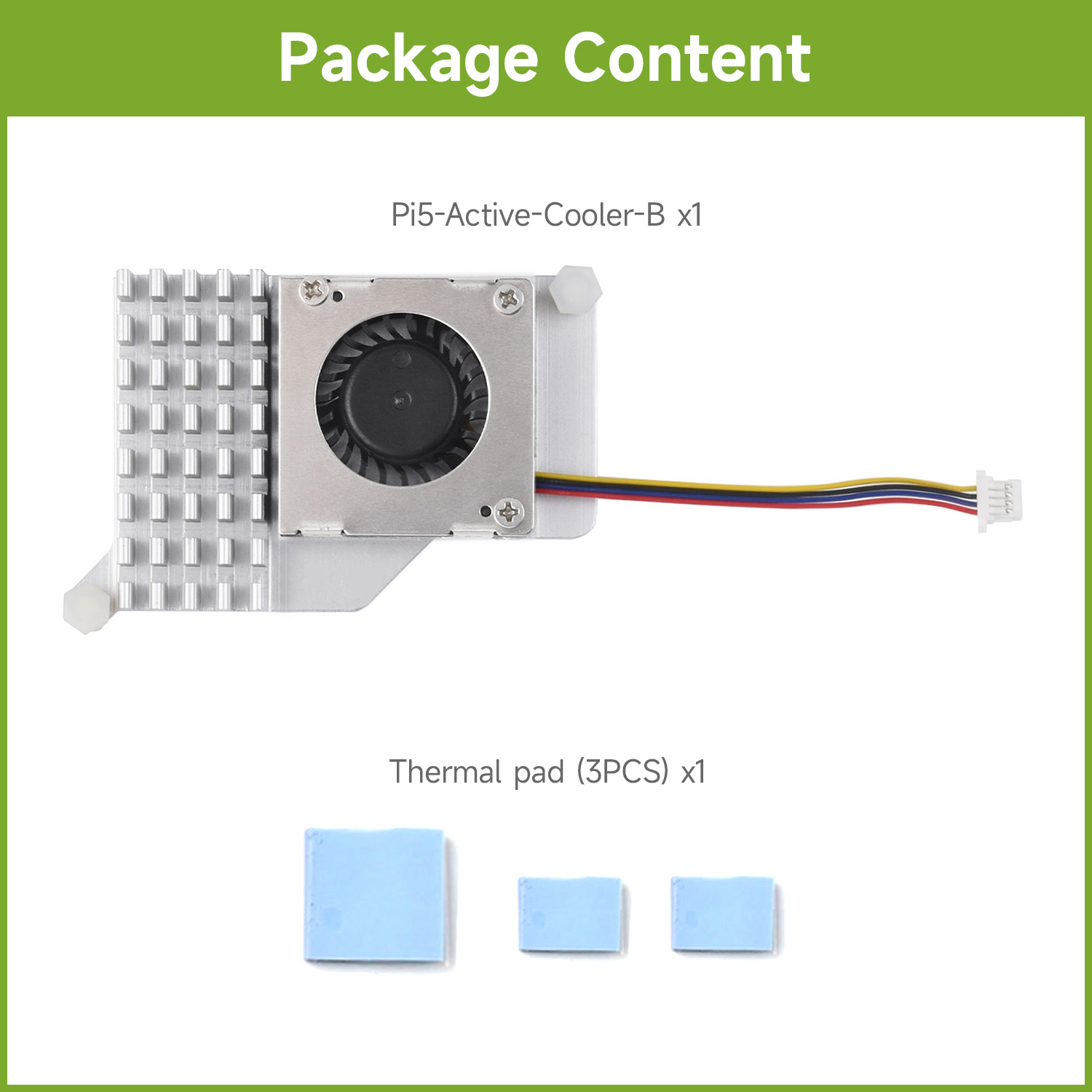 Raspberry Pi 5 için Waveshare  - Heatsink Aluminum incelemesi ve fiyatı