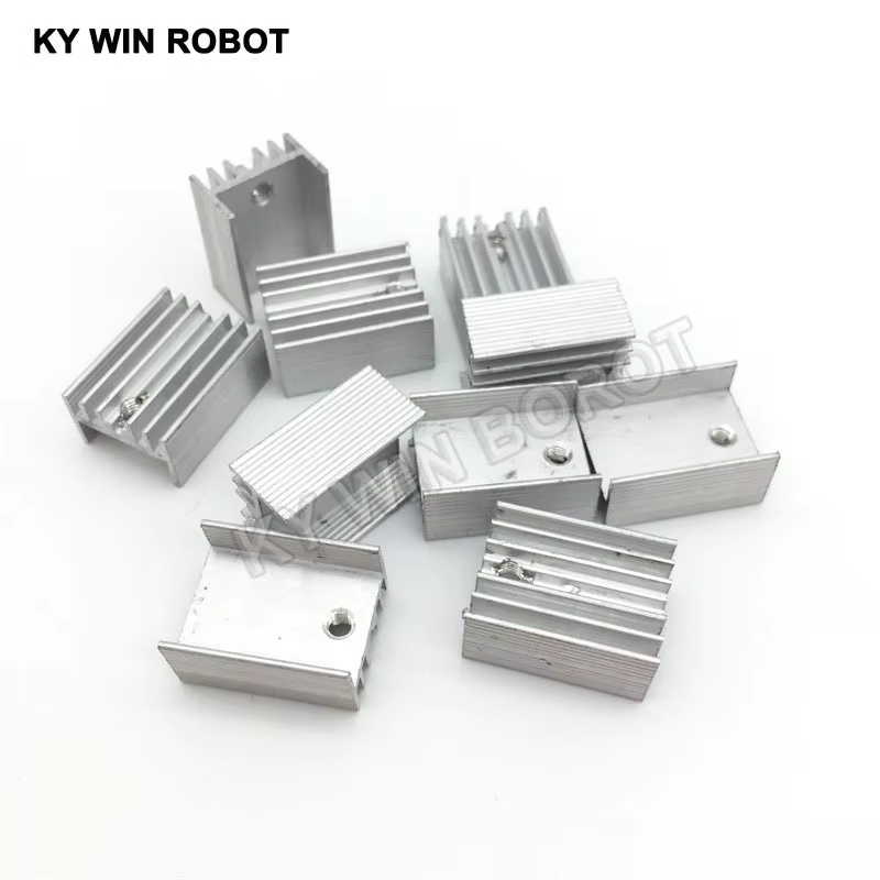 10 adet Alüminyum TO-220 Soğut - Heatsink Aluminum incelemesi ve fiyatı
